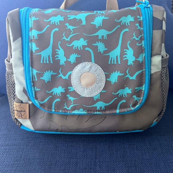 Lassig kids dinosaur hanging wash bag (toiletry) - Picture 1 of 9